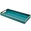 Bathroom Vanity Tray for Countertop, Small Plastic Toilet Tank Tray Versatile Storage & Organization Tray for Makeup, Perfume, Desk, Kitchen, Candles, 13.7"x6"x1.4", 35Boho1